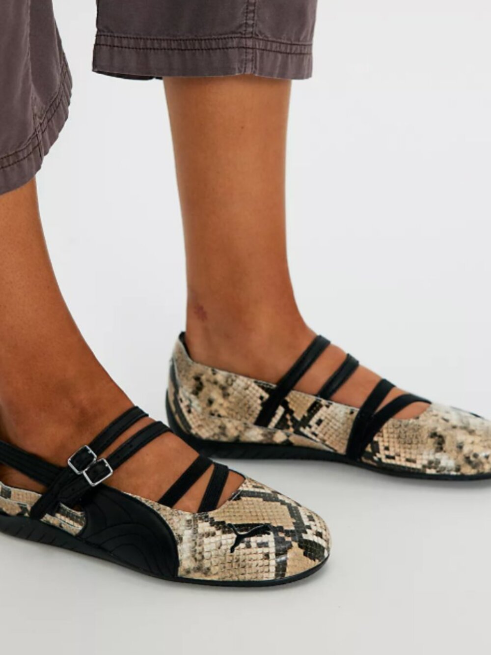 Puma Speedcat Ballet Snake Print Puma Black - Vapor Grey Womens 9 NEW IN BOX NIB